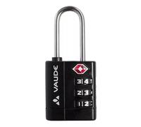 VAUDE Candado para maleta unisex para adultos, color plateado y negro, gris