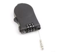 Candado de cuerda de alambre retráctil | Candado de combinación de contraseña | Cable de acero de 1,05 m para equipaje, armario de gimnasio, baúl de herramientas, joyero, espalda