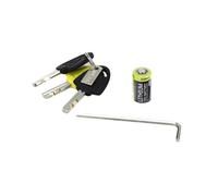 Candado de disco antirrobo Auvray B-Lock con alarma sonora de acero inoxidable d