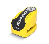 Candado de disco con alarma SHAD C0S6213A amarillo