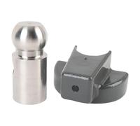 Candado de enganche de remolque de alto rendimiento, ajuste seguro para 2 5/16 pulgadas acoplamientos de bola, cerradura de presión, resiste herramientas, optimiza tu seguridad, Ku