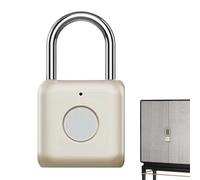 Candado De Huella Digital - Entrada Biométrica Grande Impermeable IP66 Sin Llave | Cerradura De Seguridad Con Contraseña Electrónica, Protector De Puerta, Perno Doméstico Resistente Antirrob