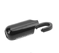 Candado de Huella Digital, Entrada sin Llave, Cerradura de Aleación de Zinc Recargable por USB para Puertas, Gabinetes, Bicicletas (BLACK)