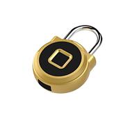 Candado de huellas dactilares, candado inteligente con biométrico sin llave para gimnasio, equipaje, bicicleta, escuela, recargable