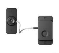 Candado de huellas dactilares, cerradura de refrigerador con huella dactilar, cerradura inteligente de ventana de puerta, cerraduras de gabinete de cajón de carga USB, para oficina en casa (negro)