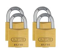 Candado De Latón Abus Mecánico 65/30mm Paquete Cuádruple ABU6530QPK