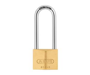 Candado De Latón Abus Mecánico 65/40mm Con Llave Igual 63mm De Longitud