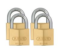 Candado De Latón Abus Mecánico 65/40mm Paquete Cuádruple ABU6540QPK