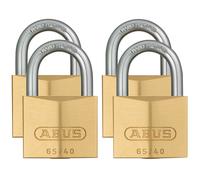 Candado De Latón Abus Mecánico 65/40mm Paquete Cuádruple ABU6540QPK