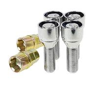 Candado de llanta Carbonado, 30 mm, cono, antirrobo, M14 x 1,5, compatible con Peugeot Volvo Renault