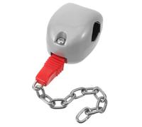 Candado de Monedas para Carrito de Compra, Aleación de Zinc, Plata | Montaje en Horquilla Frontal, Mecanismo Totalmente Mecánico, Módulo de Reconocimiento para Ficha Quarter, Antirayaduras