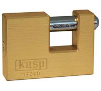Candado De Palanca De Latón De 70Mm Con Grillete De Acero Endurecido - K17070D