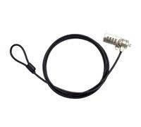 Candado de Seguridad Nilox para Portátil con Combinación de 4 Dígitos - 1.80m