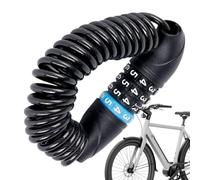 Candado de seguridad para cascos de moto, accesorios de seguridad antirrobo con código de 4 dígitos, candado de cable para casco de motocicleta, para equipaje, mochila, maleta, cochecito, bicicleta