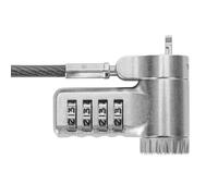 Candado de seguridad Targus ASP96RGL combinación 2m cable acero galvanizado plata