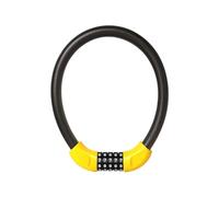 Candado digital combinado para bicicleta, 60cm,Bike Lock Yellow Diameter 0.68 inch 5 Digit Resettable(60cm)