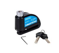 Candado disco antirrobo con alarma 100dB, 2 llaves, resistente a cortes y agua para patinetes y bicicletas