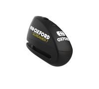Oxford Screamer 7 Bloqueo de disco de alarma, negro, Talla única