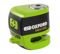 Candado Disco Oxford C/alarma Micro Xa5 5.5mm Verde Verde Verde