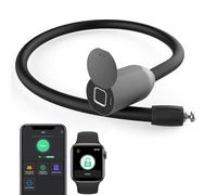 Candado eLinkSmart electrónico con huella dactilar/aplicación de teléfono, de 40 cm de largo, impermeable, bloqueo de acero sin llave, cerradura de cable