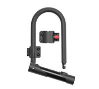 Candado en U resistente con cable para bicicletas eléctricas, scooters | Grillete de acero endurecido, para grilletes grandes de 20 cm para estacionamiento seguro, anticortes para candado de