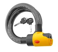 Candado espiral con alarma para bici bike accesorios repuestos piezas