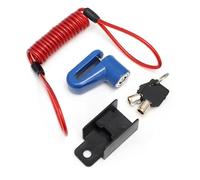 Candado for Frenos de Disco con Cable de Acero, Compatible con Patinete eléctrico Xiaomi M365 1S Pro. Protección Universal contra robos.(Blue)