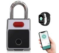 Candado inteligente con dígitos, aplicación Tuya, candado de huellas dactilares, sin llave, resistente a la intemperie, para gimnasio, oficina, casa, jardín, armario, etc