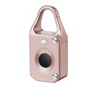 Candado Inteligente con Huella Dactilar Bloqueo de equipaje electrónica huellas dactilares inteligente automática la cerradura del cajón Kit bloqueo para Seguridad(Rosado)