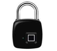 Candado Inteligente con Huella Dactilar Candado inteligente Inicio de huellas dactilares bloqueo la huella digital del candado a prueba agua equipaje cerradura for puerta casa maleta para Seguridad