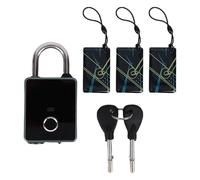Candado inteligente de combinación Teclado con pantalla táctil Contraseña Candado digital con huella digital con 5 métodos de desbloqueo a través de aplicación móvil Bluetooth