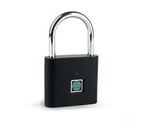 Candado inteligente de huellas dactilares, cerradura electrónica impermeable para uso al aire libre, para Tuya APP Control antirrobo bloqueo de seguridad (negro)
