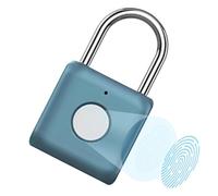 Candado inteligente de huellas dactilares, cerradura inteligente sin llave con huella dactilar, candado inteligente con biométrico sin llave para librería, maleta, mochila, escuela
