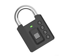 Candado inteligente sin llave compatible con control de aplicación Tuya más respaldo de llave mecánica con resistencia al agua IP X5 y cien ranuras para contraseña para protección de casilleros de