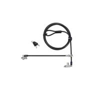 Candado Kensington N17 2.0 Fino Doble Cabezal Llave Acero Negro Plata 2 Llaves