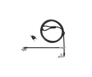 Candado Kensington N17 2.0 Fino Doble Cabezal Llave Acero Negro Plata 2 Llaves