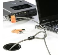 Candado Kensington Twin Microsaver Llave Redonda Acero Inoxidable Cable 2,2m