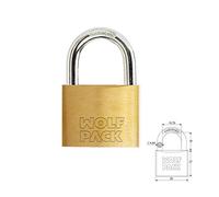 Candado Laton Arco Normal Llaves Iguales 30 mm. Nº3