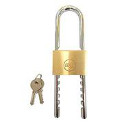 CANDADO LATON ARCO REGULABLE 50MM APERTURA 50-135MM BLISTER