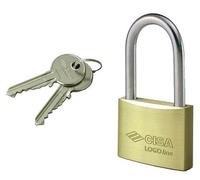 Candado Locking Line Cisa Logo Latón 50 Mm Cod. 21011-50-0 Arco Largo