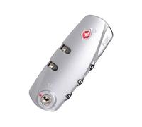 Candado Maleta, Candados con 3 Dígitos Numerico Combinacion para Maletas de Viaje, TSA 007 Candado para Maleta Reemplazo y Actualización, Aprobada por la TSA de Accesorio de Equipaje de Viajes, Plata