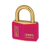 Candado Mecánico Abus T84MB/40Mm Rojo Resistente A La Oxidación ABUT8440RED
