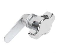 Candado mecánico de aleación de zinc sin llave de 16 mm, 20 mm, 25 mm, 30 mm, cerradura de seguridad para muebles de cocina, baño, oficina (30 mm)
