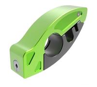 Candado Moto Cadena Bloqueo de Alarma para Motocicleta, Advertencia de Disco de Bicicleta, Manillar de Seguridad, Mango de Freno, imitación de Robo, antirrobo Candado Moto(UM-A2-Alarm- Green)