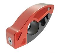 Candado Moto Cadena Bloqueo de Alarma para Motocicleta, Advertencia de Disco de Bicicleta, Manillar de Seguridad, Mango de Freno, imitación de Robo, antirrobo candado para Manillar(UM-A2-Alarm- Red)