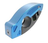 Candado Moto Cadena Bloqueo de Alarma para Motocicleta, Advertencia de Disco de Bicicleta, Manillar de Seguridad, Mango de Freno, imitación de Robo, antirrobo candado para Manillar(UM-A2-Alarm- Blue)