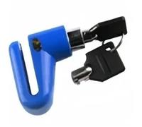 Candado Moto Disco Candado antirrobo para Freno de Disco de Scooter eléctrico - Candado de Alambre de Acero para la Seguridad de Bicicletas y Motocicletas(XS Blue)
