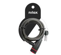 Candado Nilox NXPLCABLELOCK acero inoxidable 1,3 m negro seguridad bici y patinete