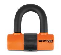 Oxford HD Max LK312 - Candado de disco de acero para motocicleta de alta seguridad, color naranja