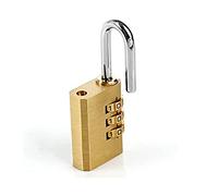 Candado para armario de gimnasio, candado de combinación, candado TSA para maleta, candado pequeño anillo 20 mm (3 dígitos)